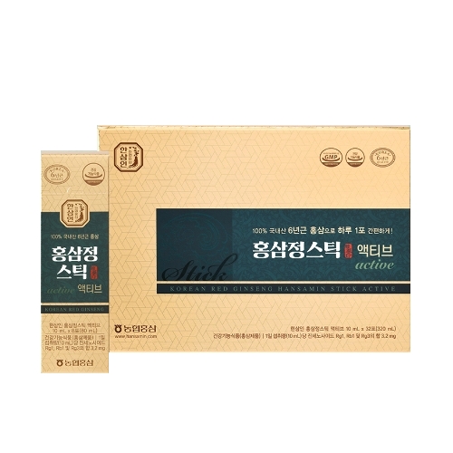 한삼인 홍삼정스틱 액티브 10ml x 32포, 2개