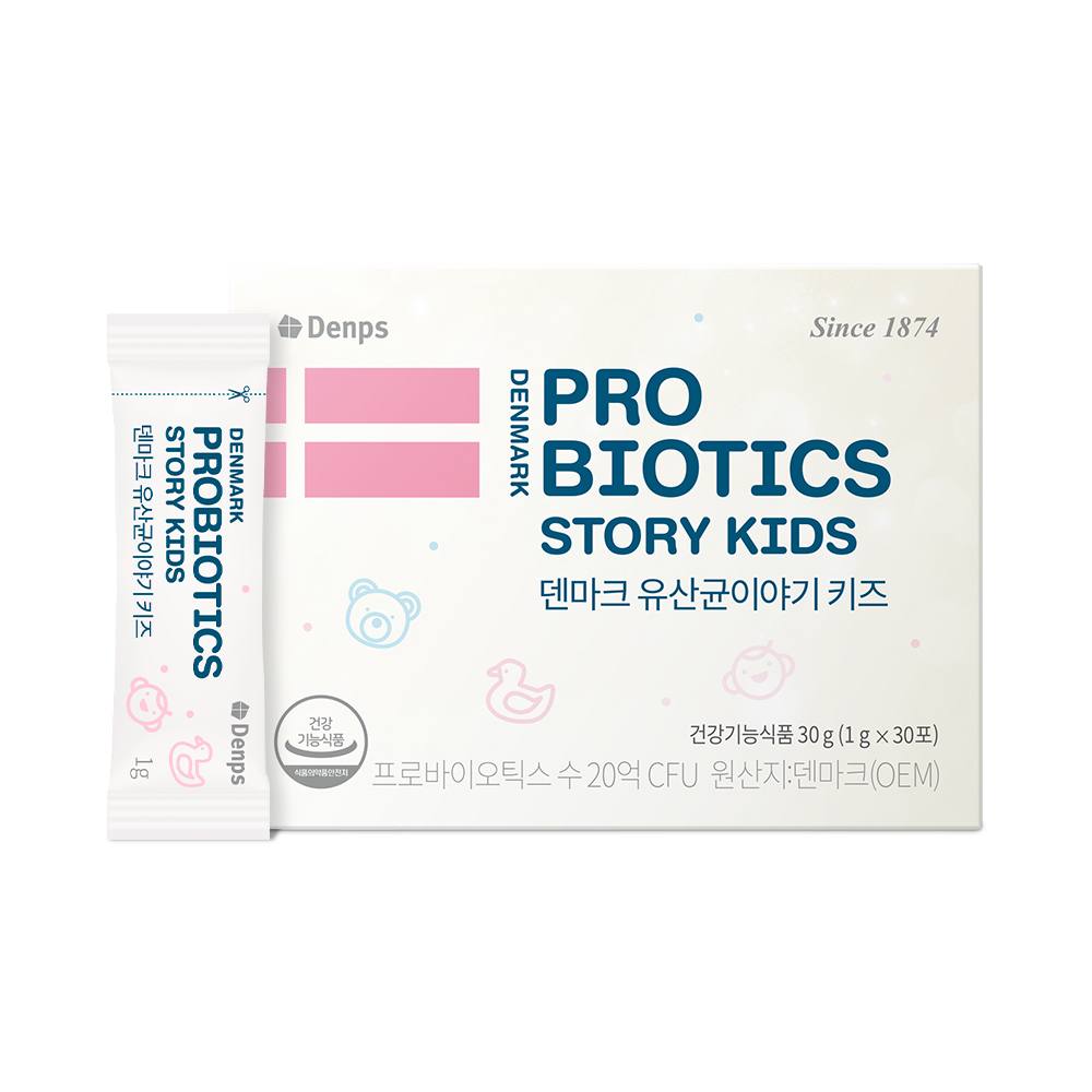 덴프스 덴마크 유산균이야기 키즈 1g x 30포, 1개