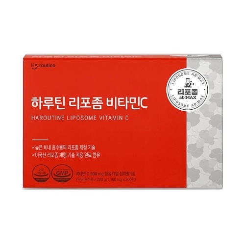 하루틴 <b>리포좀 비타민C</b> 1100mg x 200정, 1개