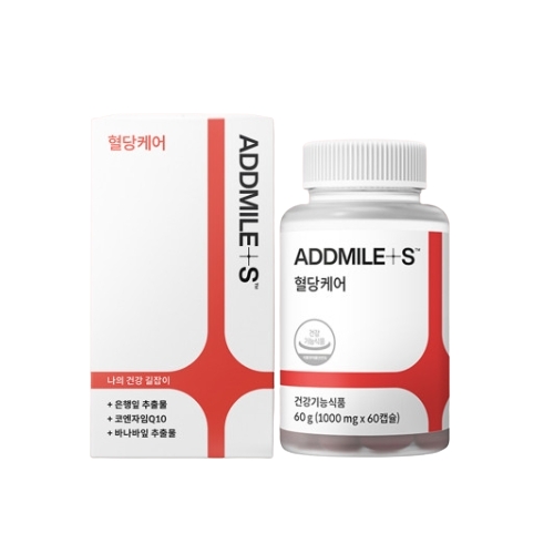 애드마일스 혈당케어 1000mg x 60캡슐, 1개