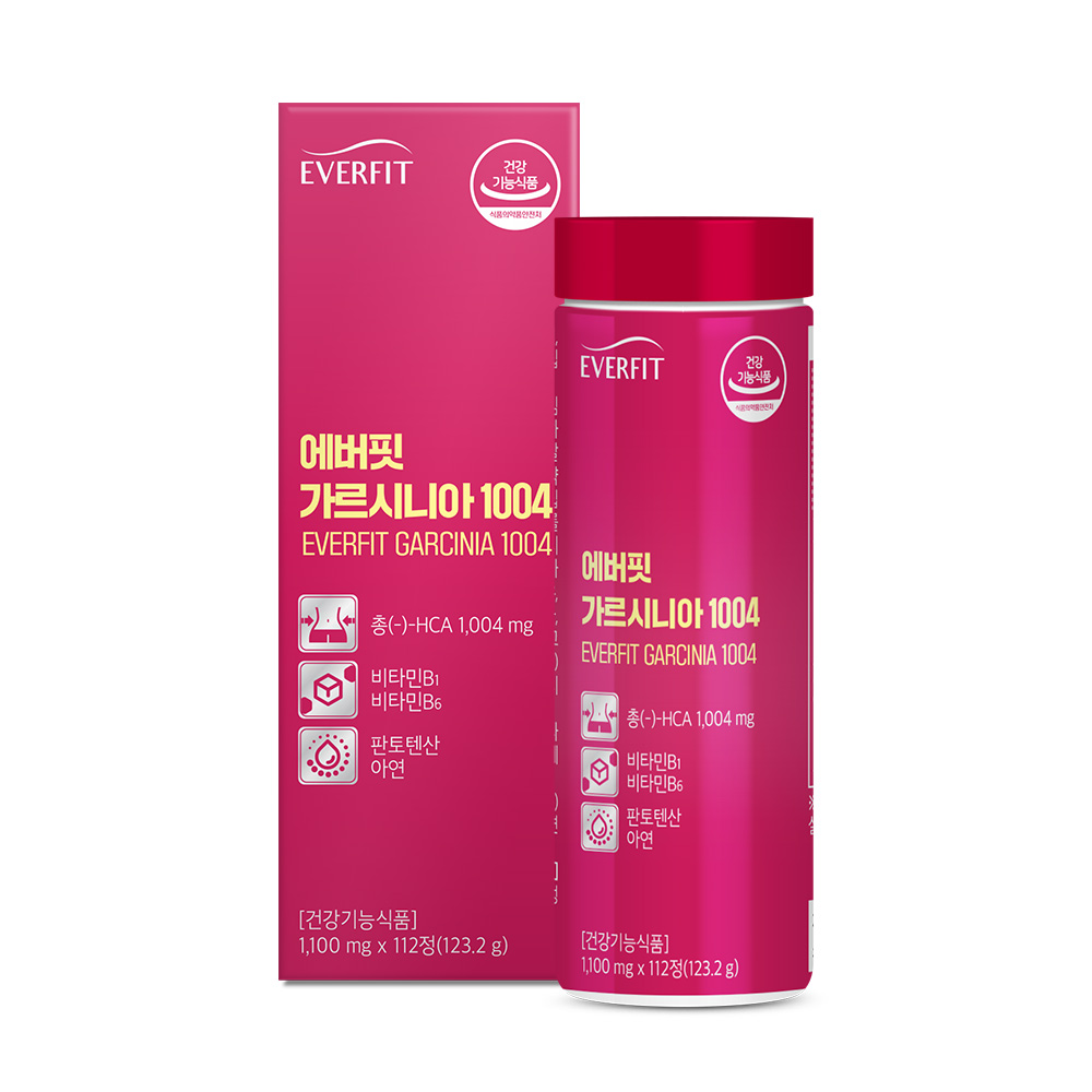<b>내츄럴플러스</b> 에버핏 가르시니아 1004 1100mg x 112정, 1개