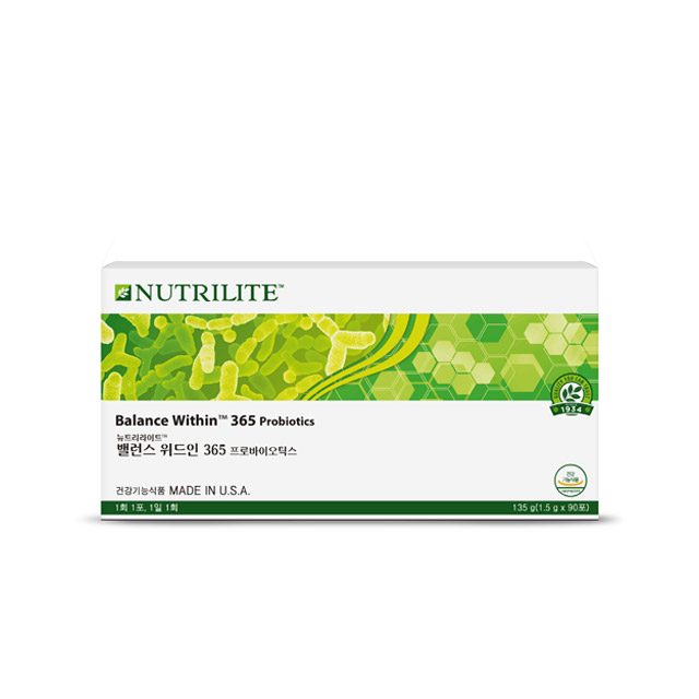뉴트리라이트 밸런스 위드인 365 프로바이오틱스 1.5g x 90포, 1개
