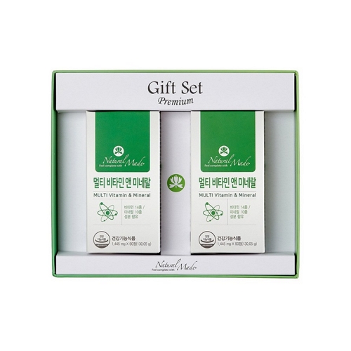 네츄럴<b>메이드</b> 멀티<b>비타민</b> 앤 미네랄 선물세트 1445mg x 180정, 1개