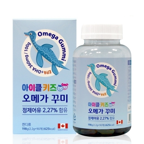 아이클키즈 오메가 꾸미 2.2g x 90구미, 1개
