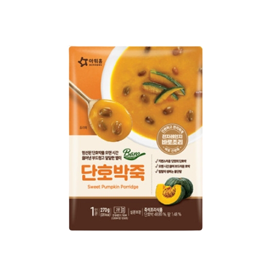아워홈 단호박죽 제품 이미지