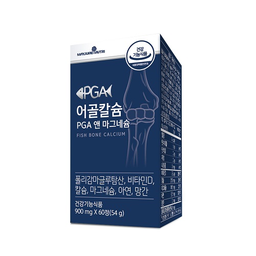 메이준뉴트리 어골칼슘 PGA 앤 마그네슘 900mg x 60정, 1개