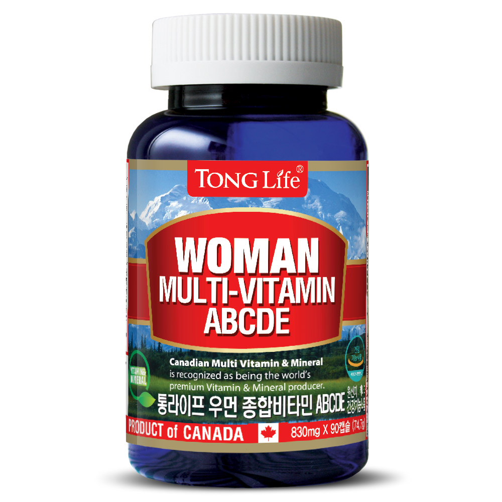 통라이프 우먼 종합비타민 ABCDE 830mg x 90캡슐, 2개