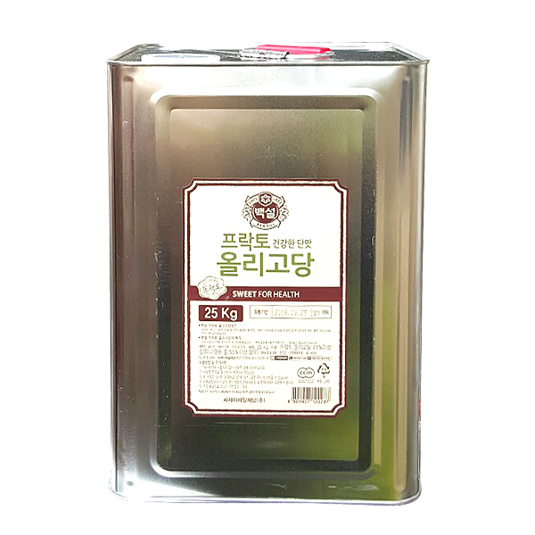 CJ제일제당 백설 <b>프락토 올리고당</b> 25kg, 1개