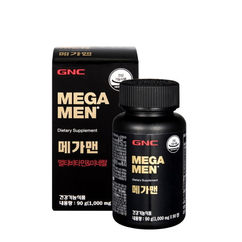 GNC 메가맨 멀티비타민 앤 미네랄 1000mg x 90정, 2개