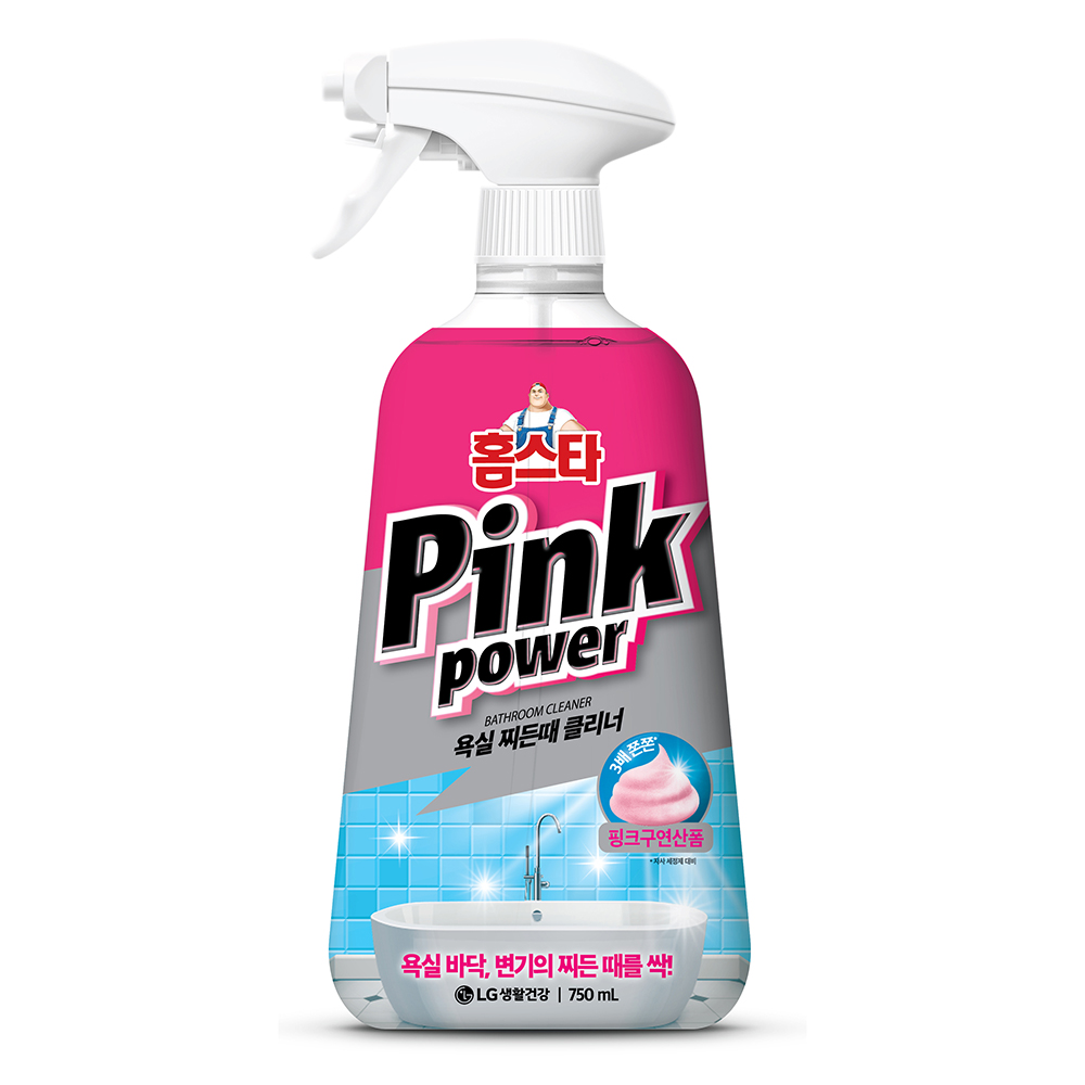 홈스타 핑크파워 욕실 찌든때 클리너, 750ml, 2개 (8,890원) (무료)