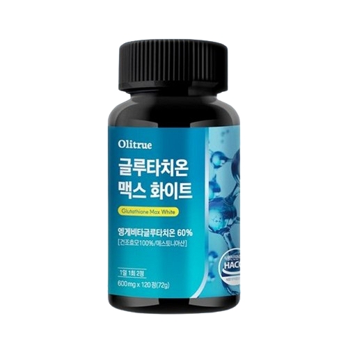 올리트루 <b>글루타치온 맥스 화이트</b> 600mg x 120정, 1개