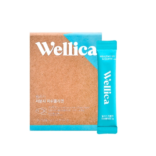 웰리카 저분자 <b>피쉬콜라겐</b> 2g x 30포, 1개