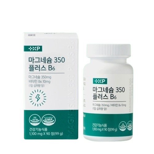 <b>비타민</b>하우스 <b>마그네슘 350</b> 플러스 <b>B6</b> 1100mg x 90정, 3개