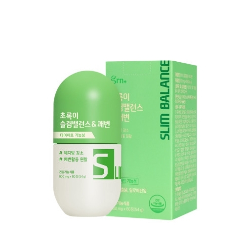 <b>GRN</b> 초록이 슬림밸런스 쾌변 900mg x 60정, 1개