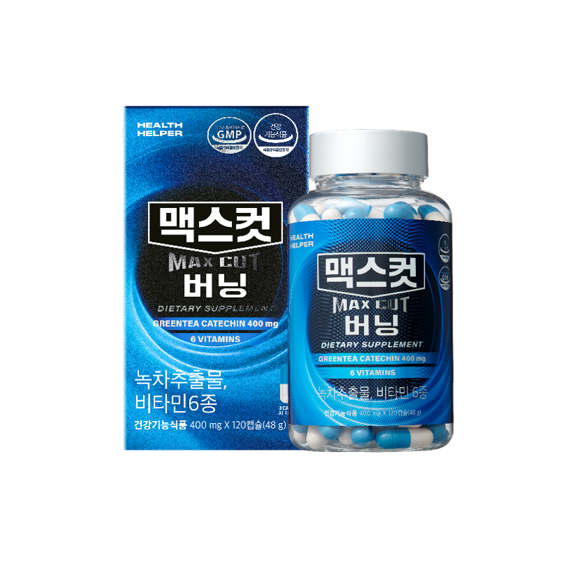 헬스헬퍼 <b>맥스컷 버닝</b> 400mg x 120캡슐, 1개