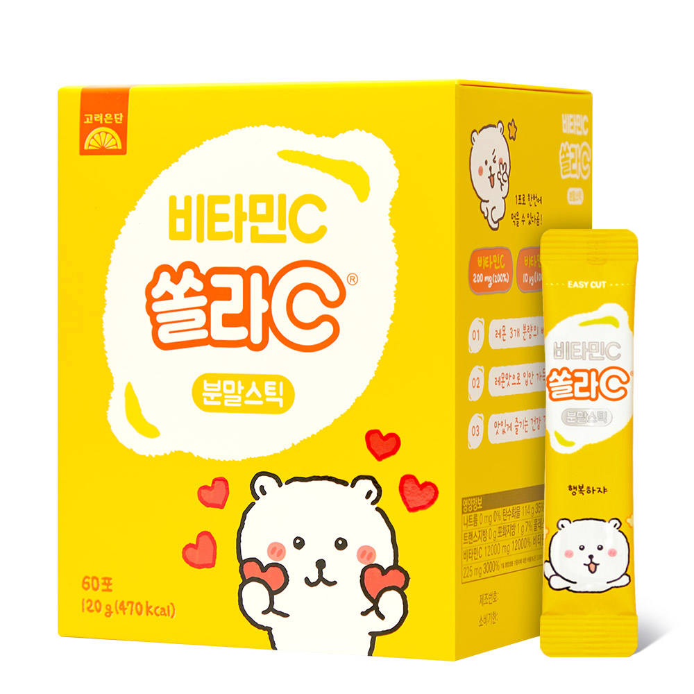 고려은단 쏠라C 분말 스틱 2g x 60포, 3개