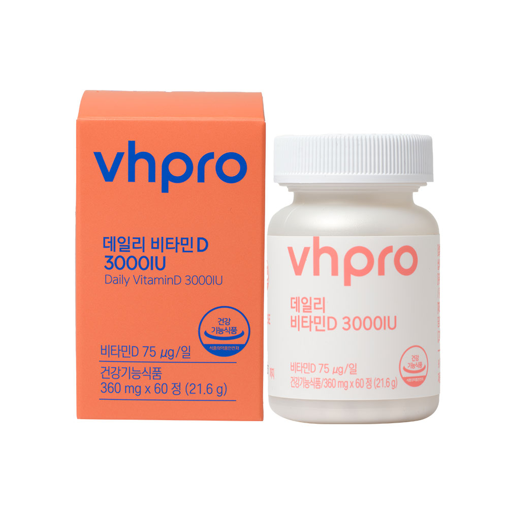 비타민하우스 데일리 <b>비타민D</b> 3000IU 360mg x 60정, 1개