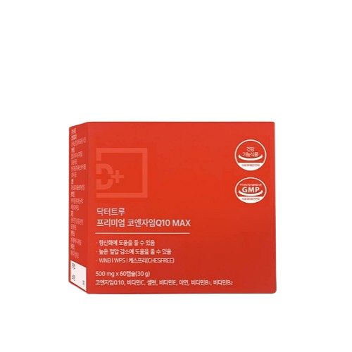 닥터<b>트루</b> 프리미엄 코엔자임 Q10 MAX  500mg x 60캡슐, 3개