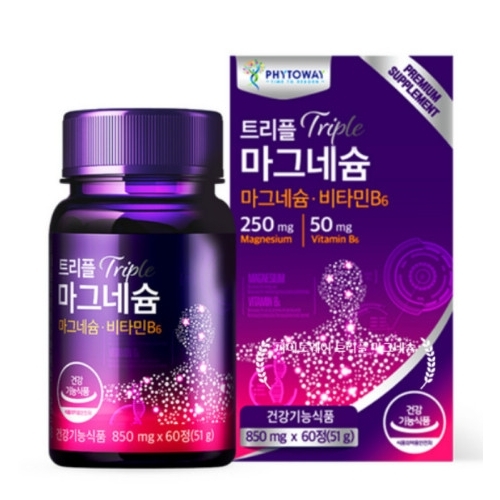 파이토웨이 <b>트리플</b> <b>마그네슘</b> 850mg x 60정, 2개