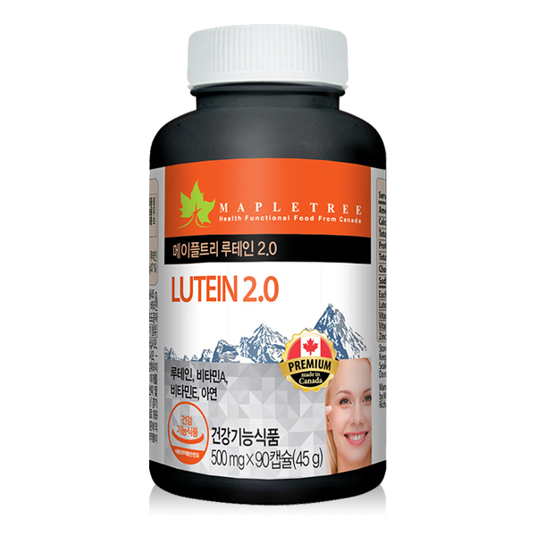 메이플트리 루테인 2.0 500mg x 90캡슐, 1개