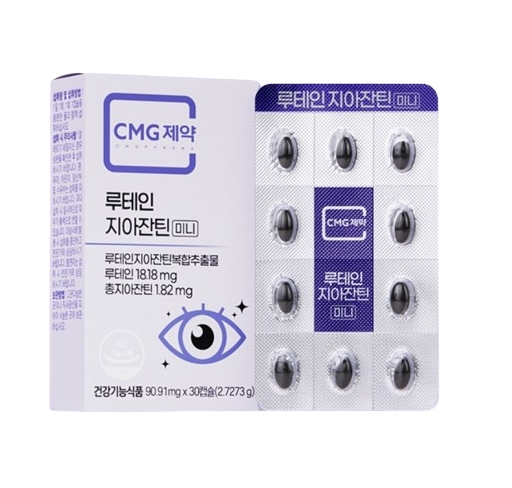 CMG제약 루테인 지아잔틴 미니 90.91mg x 30캡슐, 1개