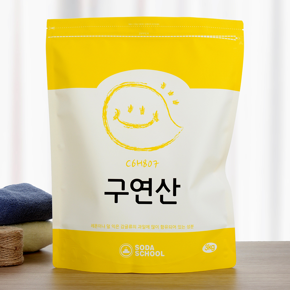 엘앤에스 소다스쿨 <b>구연산</b> 3kg, 2개