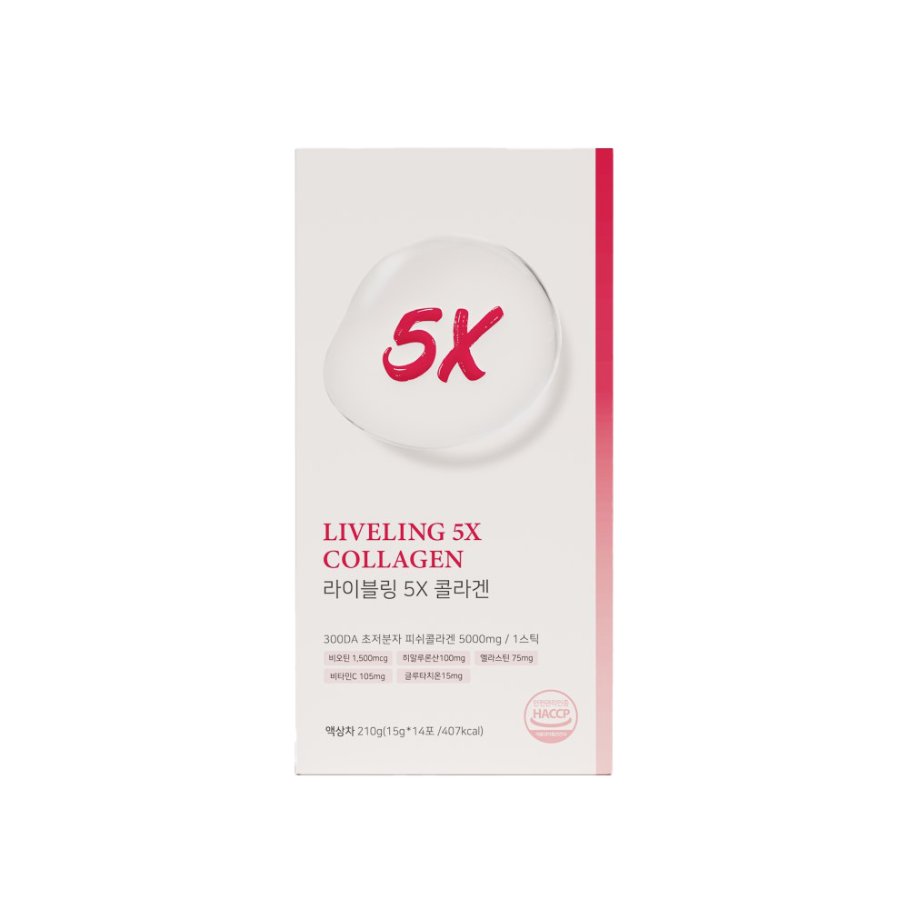 라이블링 5X 콜라겐 15g x 14포, 1개