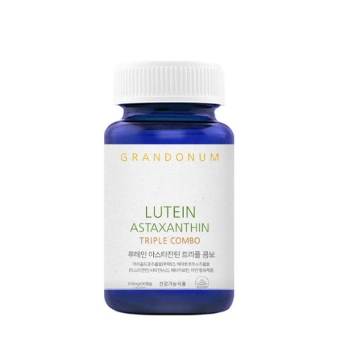 캐나다 루테인 아스타잔틴 지아잔틴 트리플 콤보 510mg x 90캡슐, 2개