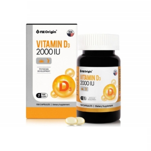 엔젯오리진 <b>비타민D</b>3 2000 IU 150mg x 150캡슐, 1개
