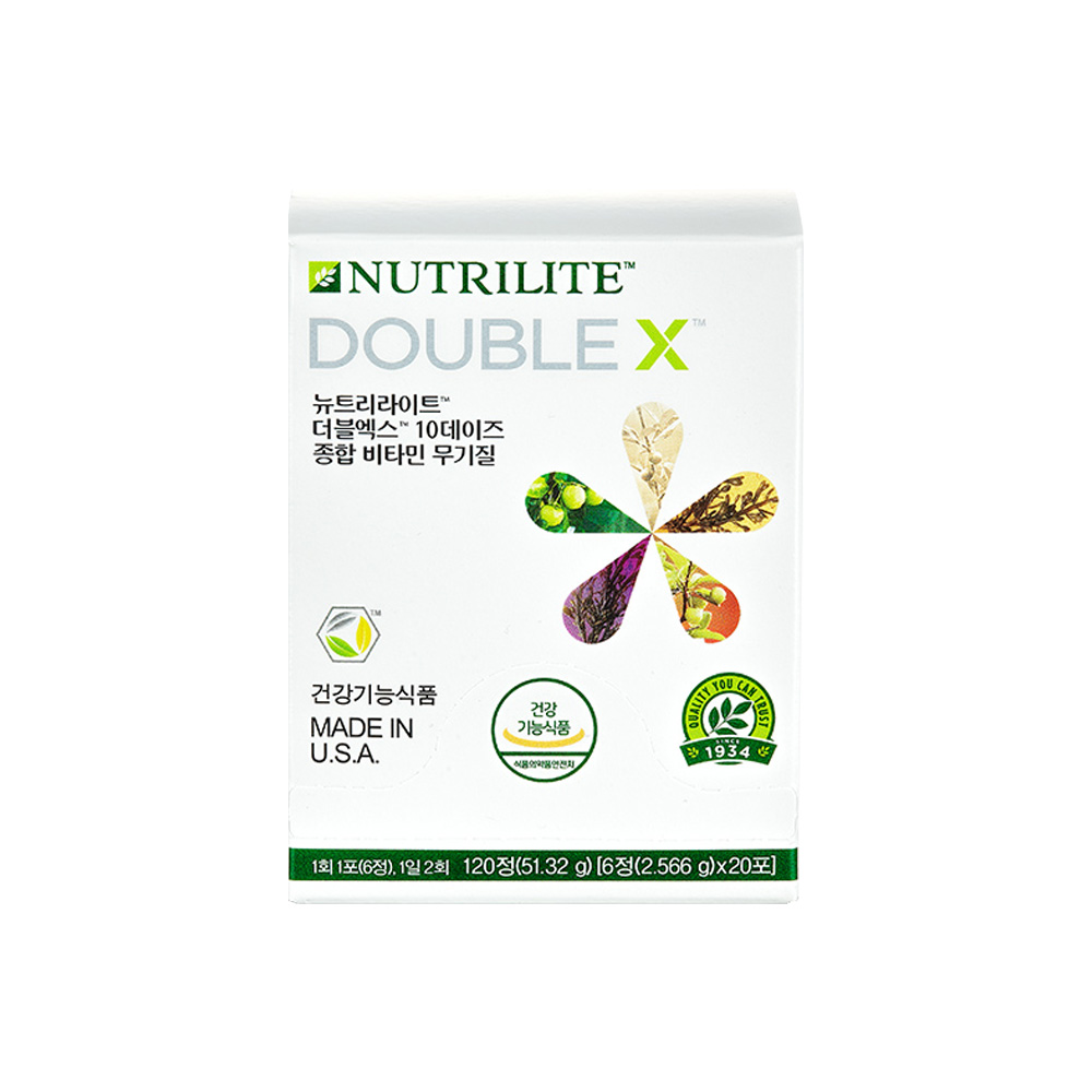 <b>뉴트리라이트 더블엑스 10데이즈 종합비타민 무기질</b> 2.566g x 20포, 1개