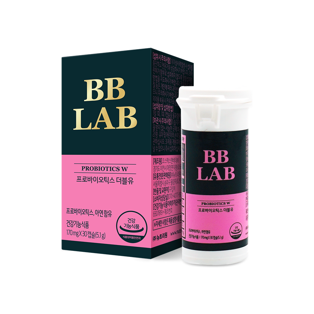 뉴트리원 비비랩 프로바이오틱스 더블유 170mg x 30캡슐, 1개