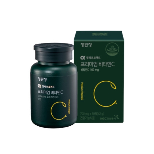 <b>정관장</b> 알파프로젝트 프리미엄 <b>비타민C</b> 700mg x 60정, 1개