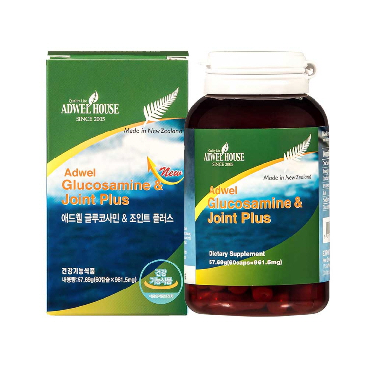 애드웰하우스 애드웰 글루코사민 조인트 플러스 961.5mg x 60캡슐, 1개