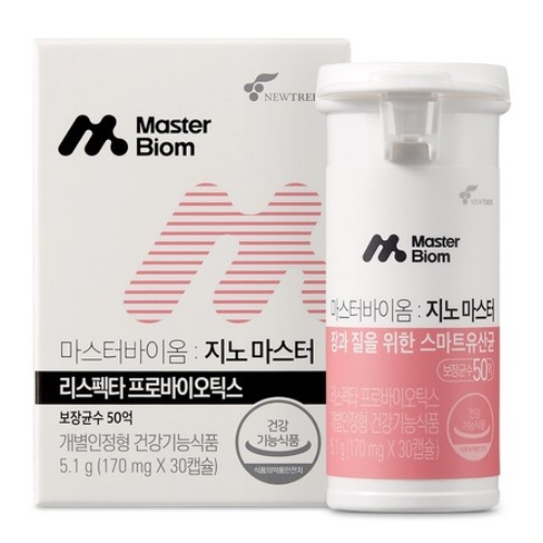마스터바이옴 지노 마스터 170mg x 30캡슐, 2개