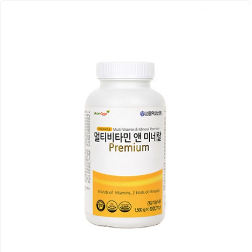 멀티비타민 앤 미네랄 1500mg x 180캡슐, 1개