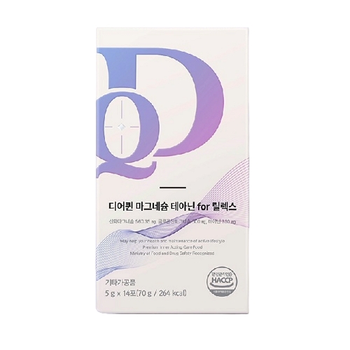 <b>프롬바이오</b> 디어퀸 <b>마그네슘</b> 테아닌 포 릴렉스 5g x 14포, 4개