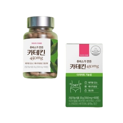<b>쥬비스</b> <b>쥬비스</b>가 만든 카테킨 550mg x 60정, 1개