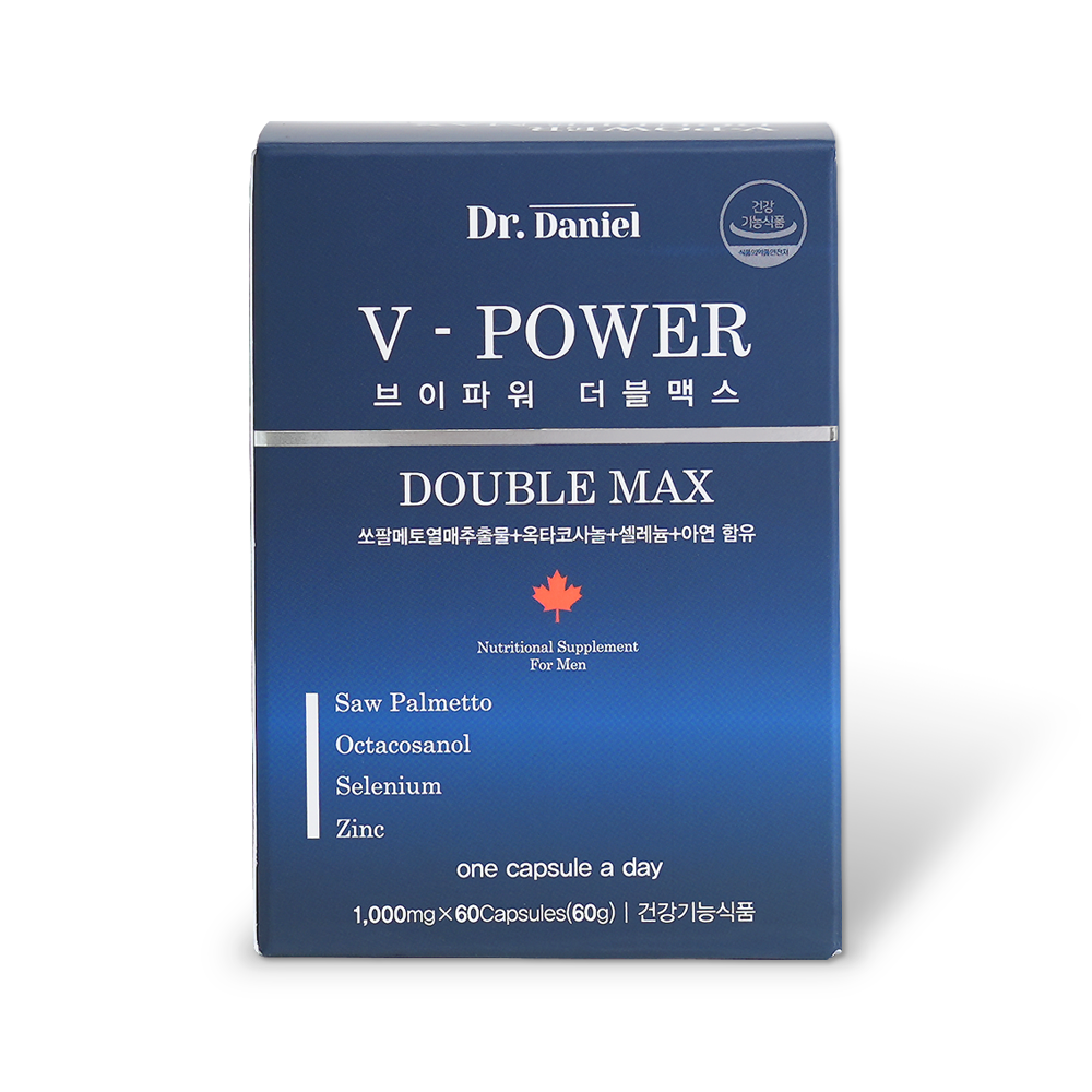 닥터다니엘 브이파워 더블맥스 1000mg x 60캡슐, 1개
