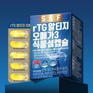 순수식품 rTG 알티지 <b>오메가3</b> 1008mg x 60캡슐, 1개