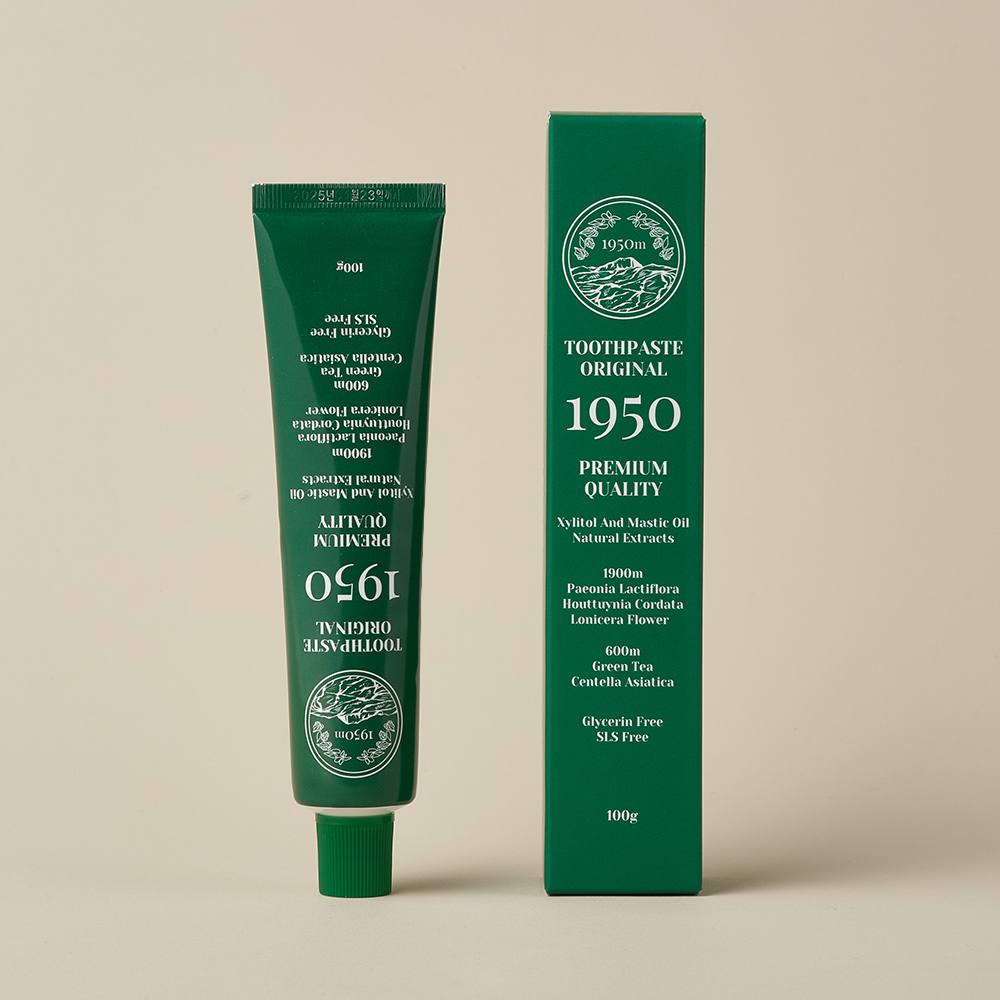 <b>1950</b> 오리지널 그린 치약 100g, 1개