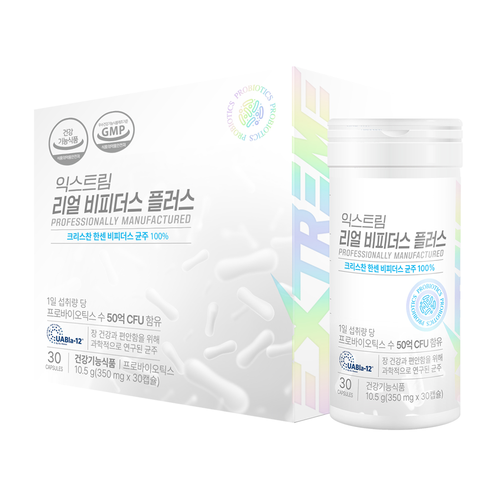익스트림 리얼 비피더스 플러스 350mg x 30캡슐, 1개
