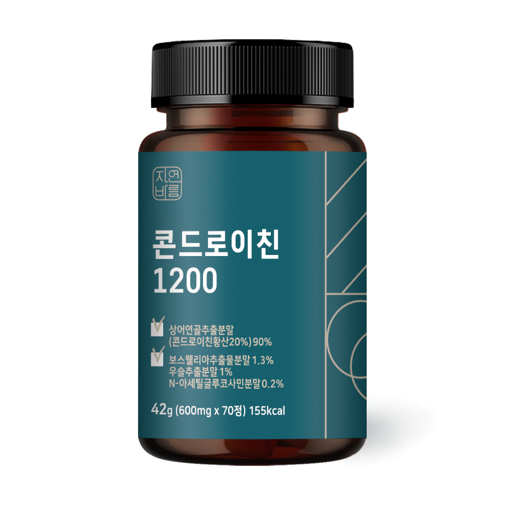 <b>자연</b>바름 <b>콘드로이친</b> 1200 600mg x 70정, 1개