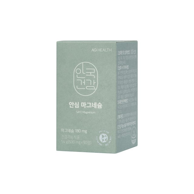 안국건강 안심 마그네슘 600mg x 90정, 1개
