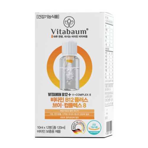 <b>비타바움</b> 비타민B12 플러스 브이 컴플렉스8 10ml x 12개입, 1개