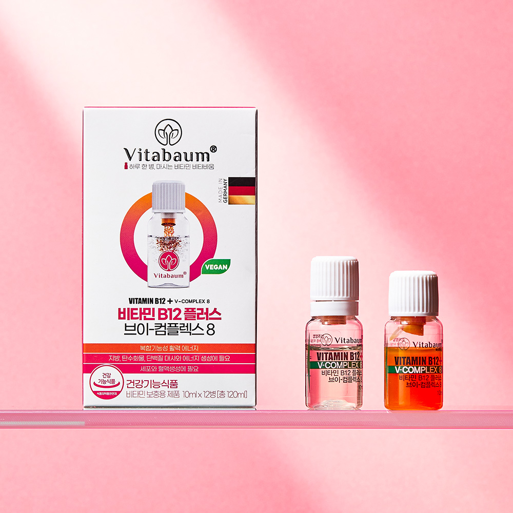 <b>비타바움 비타민</b>B12 플러스 브이 컴플렉스8 10ml x 12개입, 1개