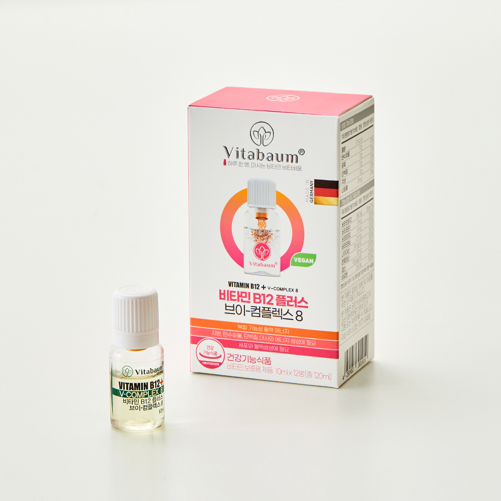 <b>비타바움 비타민</b>B12 플러스 브이 컴플렉스8 10ml x 12개입, 1개