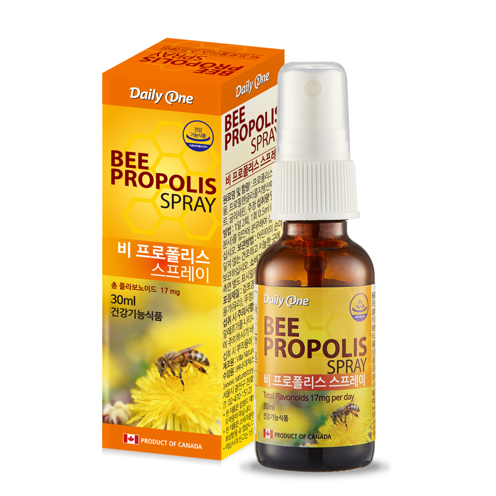 데일리원 <b>비 프로폴리스</b> 스프레이 30ml, 1개