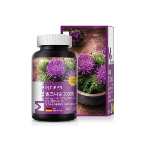 메디타민 밀크씨슬 30000 600mg x 120정, 1개