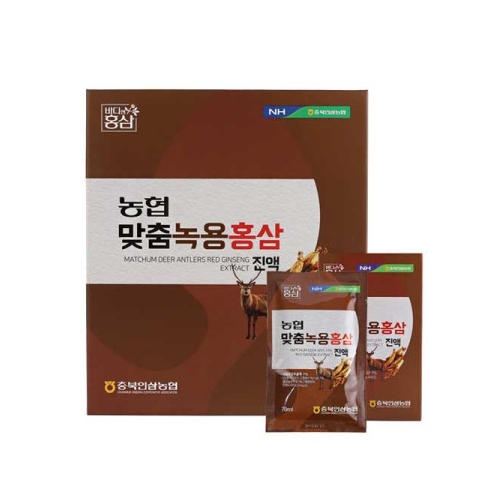 맞춤녹용<b>홍삼</b><b>진액 70ml</b> x 30개입, 1개