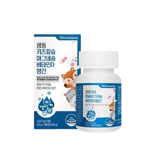 광동 키즈 칼슘 마그네슘 비타민D 망간 1.5g x 90정, 1개
